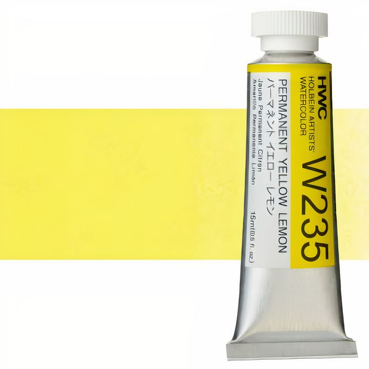 Profesionálne akvarelové farby Holbein Artists 15 ml  | žlté odtiene — obrázok 8