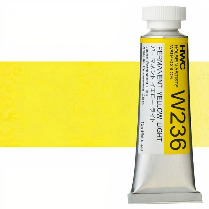 Profesionálne akvarelové farby Holbein Artists 15 ml  | žlté odtiene — obrázok 9