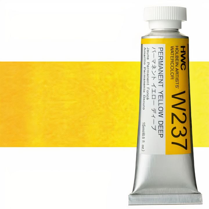 Profesionálne akvarelové farby Holbein Artists 15 ml  | žlté odtiene — obrázok 10