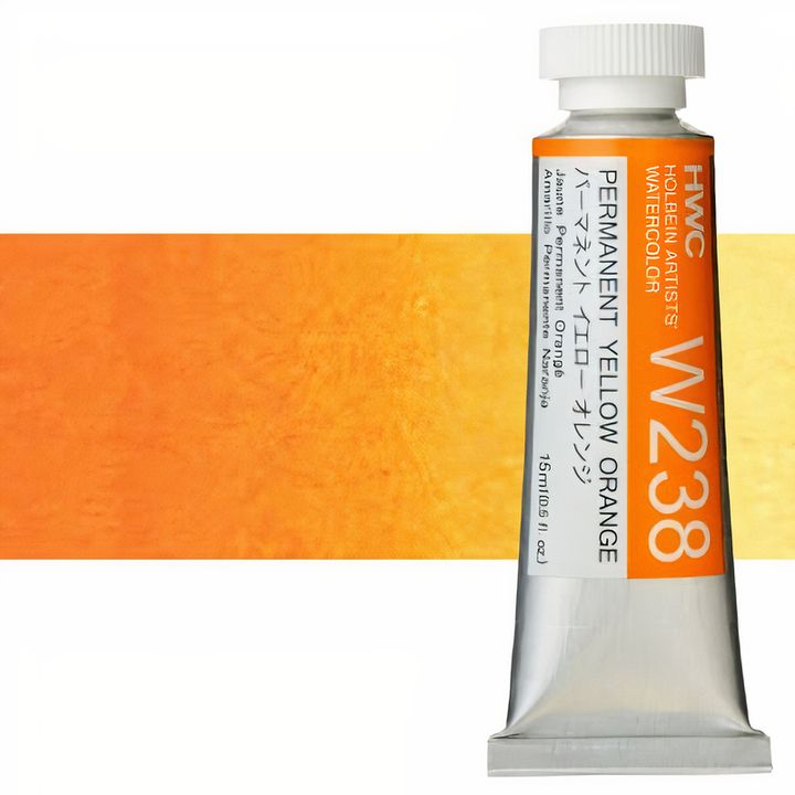 Profesionálne akvarelové farby Holbein Artists 15 ml  | žlté odtiene — obrázok 11