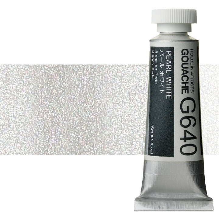 Profesionálne gvašové farby Holbein Artists 15 ml  | metalické odtiene — obrázok 2