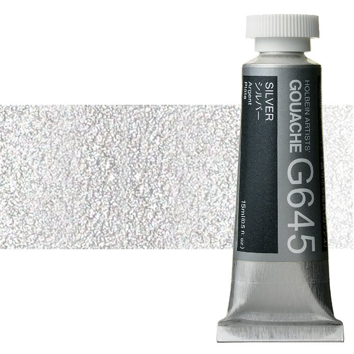 Profesionálne gvašové farby Holbein Artists 15 ml  | metalické odtiene — obrázok 7