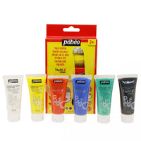 Prstové farby  Pebeo Tactilcolor  6 x 20 ml — obrázok 2