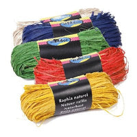 Raffia natural 50gr | rôzne farby — obrázok 1