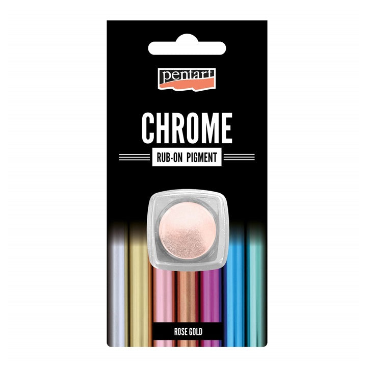 Rub-on chrómový prášok Pentart 0.5 g | rôzne farby — obrázok 3