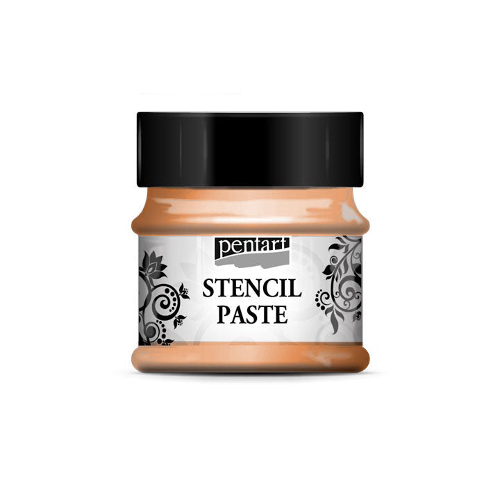 Šablónovacia pasta perleťová 50ml Stencil paste Pentart | rôzne farby — obrázok 3