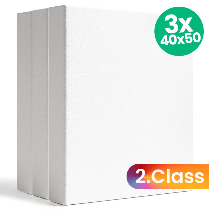 Sada 3D maliarskeho plátna 3 ks - 2. akosť - 40x50 cm — obrázok 1