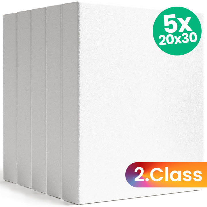 Sada 3D maliarskeho plátna 5 ks - 2. akosť - 20x30 cm — obrázok 1