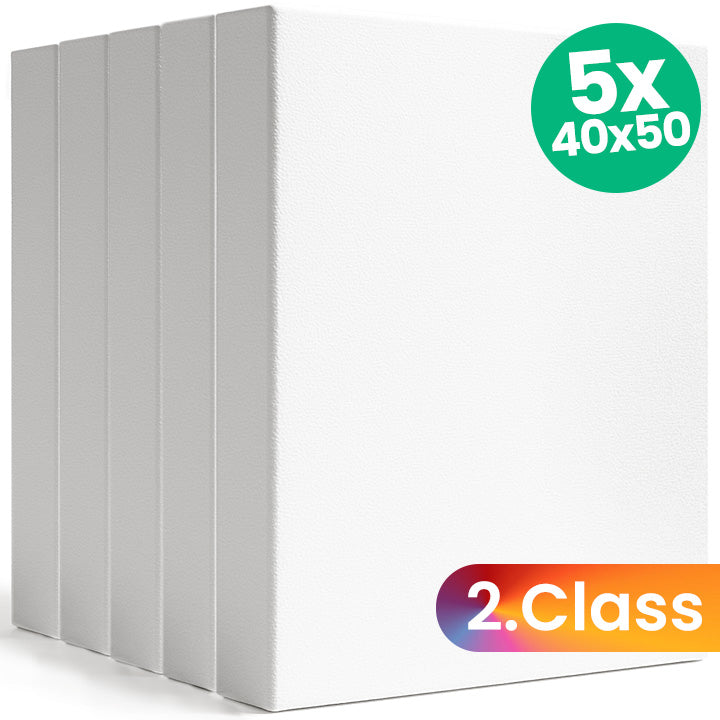 Sada 3D maliarskeho plátna 5 ks - 2. akosť - 40x50 cm — obrázok 1