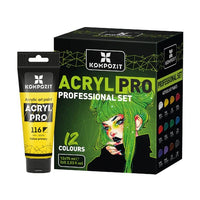 Sada akrylových farieb ACRYL PRO PROFESSIONAL 12x75 ml — obrázok 1