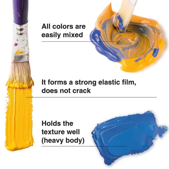 Sada akrylových farieb ACRYL PRO PROFESSIONAL 12x75 ml — obrázok 6