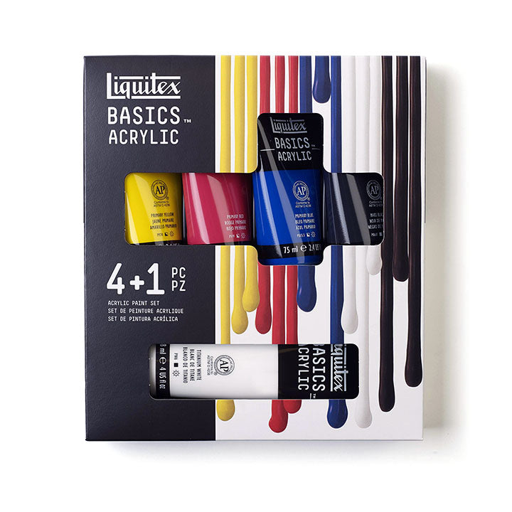 Sada akrylových farieb Liquitex Basics / 4x75 ml + 1x118ml