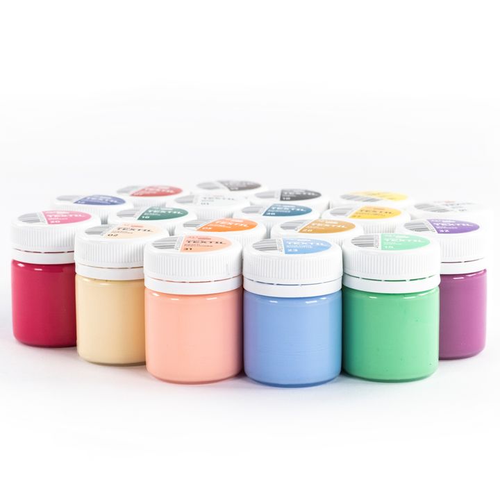 Sada akrylových farieb na textil STYLE ROSA TALENT 18x20 ml — obrázok 4
