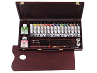 sada akrylových farieb Rembrandt Professional 15x40ml + príslušenstvo