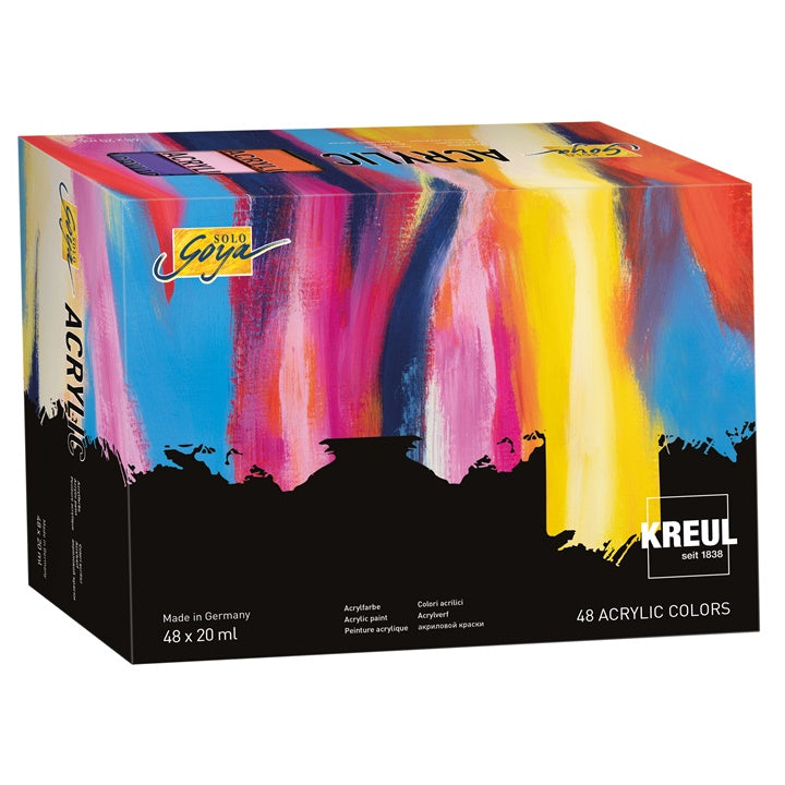 Sada akrylových farieb  Solo Goya KREUL 48 x 20 ml — obrázok 1