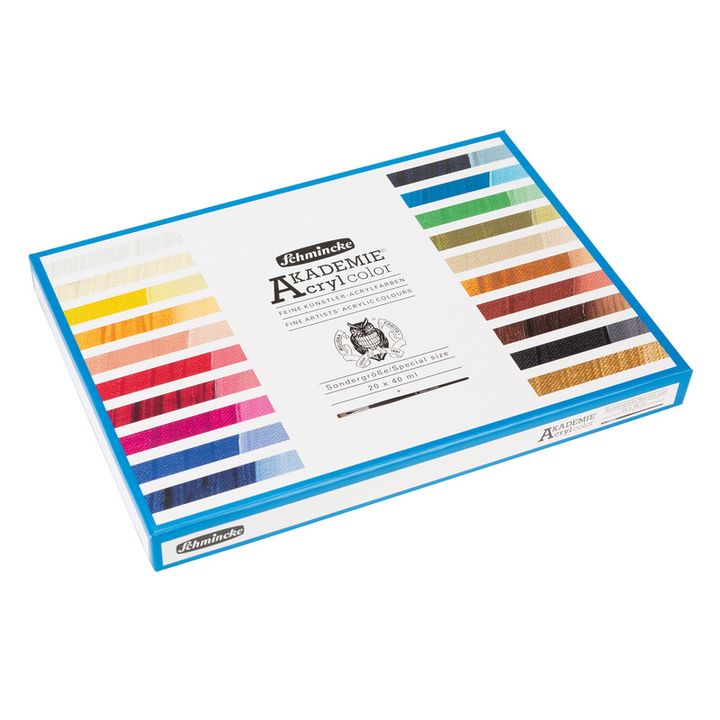 Sada akrylových farieb v tubách Schmincke AKADEMIE 20x40 ml — obrázok 2