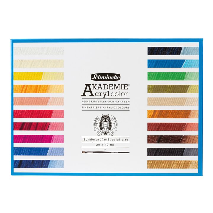 Sada akrylových farieb v tubách Schmincke AKADEMIE 20x40 ml — obrázok 1