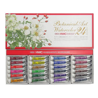 Sada akvarelových farieb Botanical - Holbein / 24 x 5 ml