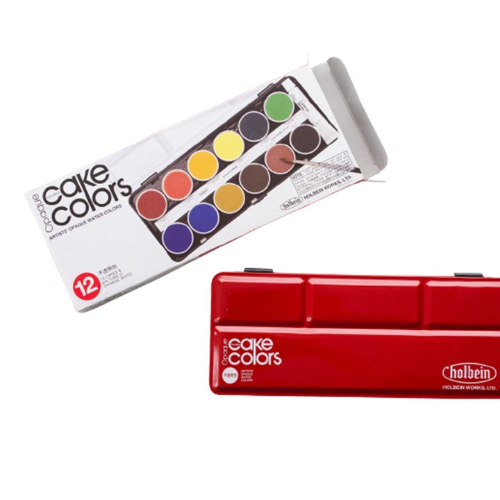 Sada akvarelových farieb Cake Colors Opaque - Holbein | rôzne sady — obrázok 3