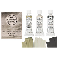 Sada akvarelových farieb Trio Air HORADAM Naturals 3x5 ml — obrázok 2