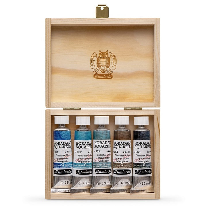 Sada akvarelových farieb v tubách Schmincke Super Granulation 5x15ml