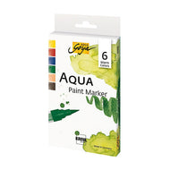 Sada akvarelových popisovačov Aqua Solo Goya Warm Colors / 6 ks
