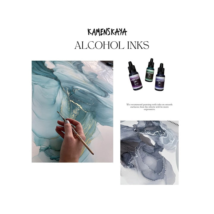 Sada alkoholových atramentov Kamenskaya mini 50 x 5 ml — obrázok 3