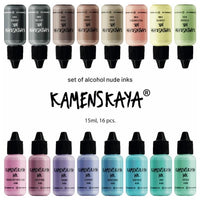 Sada alkoholových atramentov Nude Kamenskaya 16 x 15 ml — obrázok 2