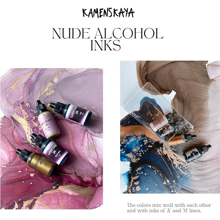 Sada alkoholových atramentov Nude Kamenskaya 16 x 15 ml — obrázok 5