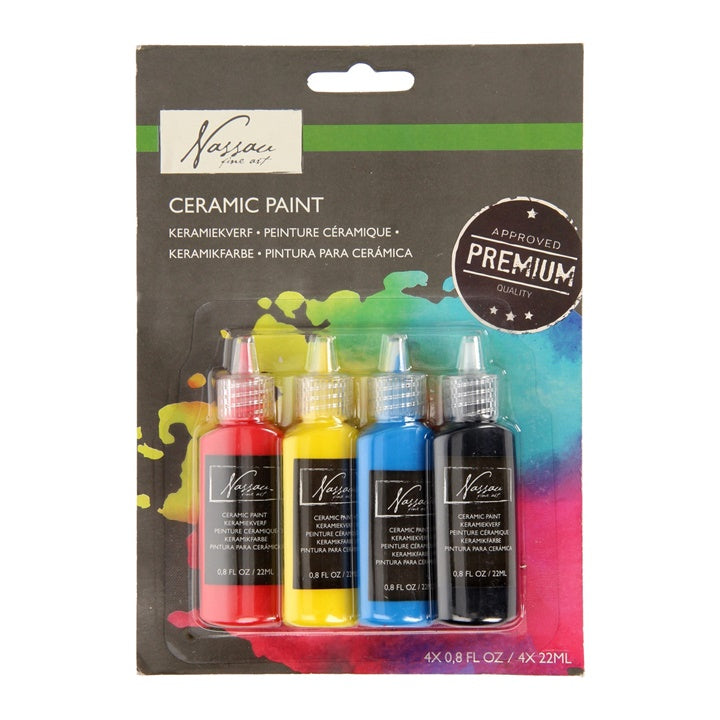 Sada farieb na porcelán Nassau Fine Art 4 x 22 ml