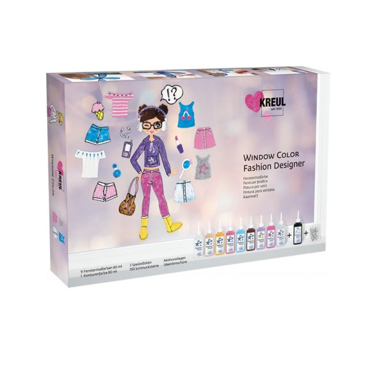 Sada farieb na sklo KREUL Fashion Designer