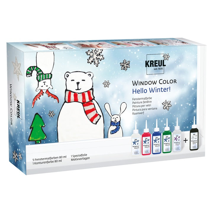 Sada farieb na sklo  KREUL Hello Winter — obrázok 1