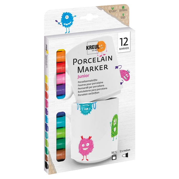 Sada fixiek na porcelán 12 ks — obrázok 2