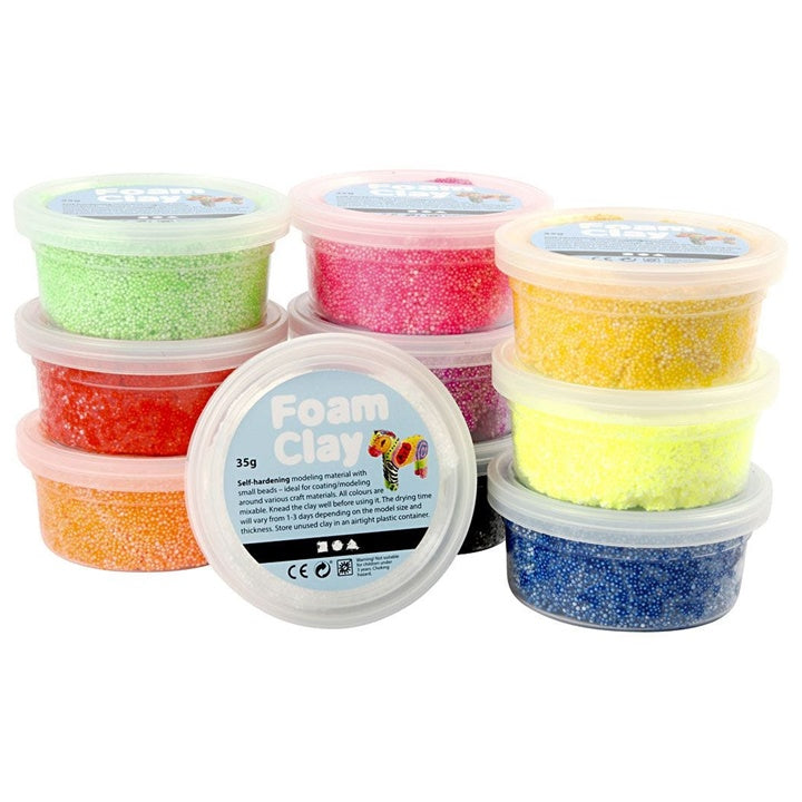 Sada modelovacej hmoty Foam Clay 10 x 35g