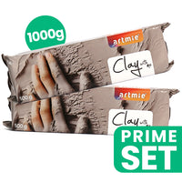 Sada modelovacích hmôt ARTMIE Clay with me 2x500g — obrázok 1