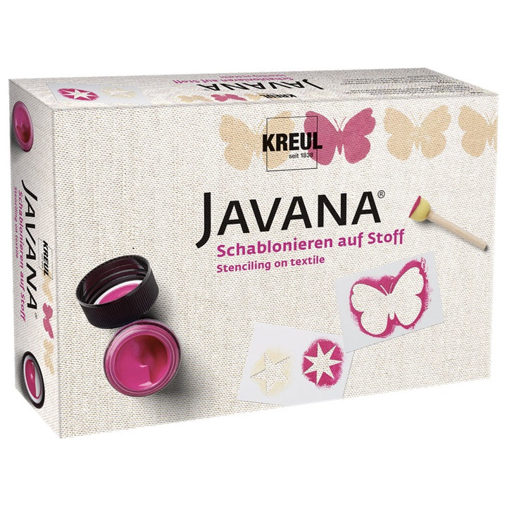 Sada na farbenie textilu so šablónami JAVANA KREUL