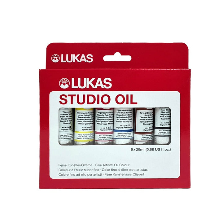 Sada olejových farieb LUKAS Studio / 6x20 ml — obrázok 1