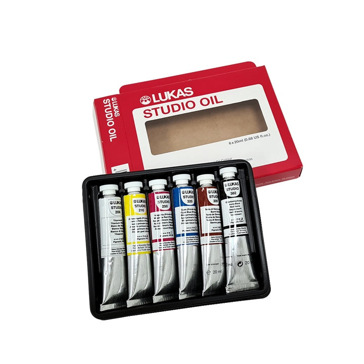 Sada olejových farieb LUKAS Studio / 6x20 ml — obrázok 2