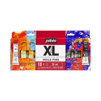 Sada olejových farieb Pebeo STUDIO XL 10x20 ml + štetec — obrázok 1