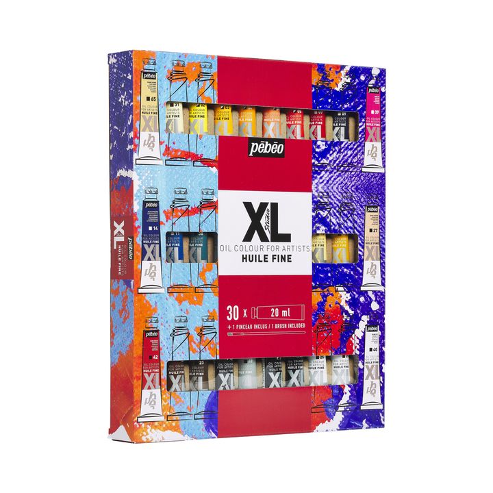 Sada olejových farieb Pebeo STUDIO XL 30x20 ml + 1 štetec — obrázok 2
