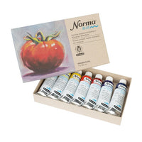 Sada olejových farieb Schmincke Norma Blue 7 x 35 ml — obrázok 1