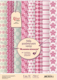Sada papierov na scrapbooking Chvíle nežnosti 21 x 29.7 cm — obrázok 1