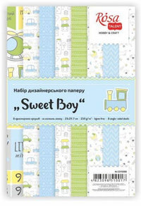 Sada papierov na scrapbooking Sweet Boy 21 x 29.7 cm — obrázok 2