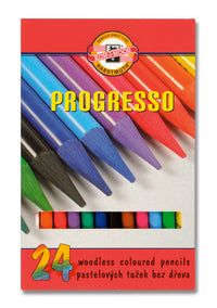 Sada pastelových ceruziek v laku PROGRESSO / 24 dielna