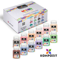 Sada pastelových farieb na textil a kožu MAMBO Kompozit 12х20 ml — obrázok 7