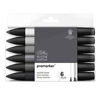 Sada popisovačov Winsor & Newton Promarker - neutrálne odtiene