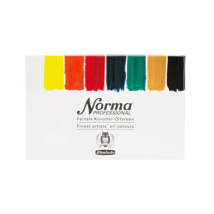 Sada profesionálnych olejových farieb v tubách Schmincke Norma Professional 8 x 35 ml — obrázok 1