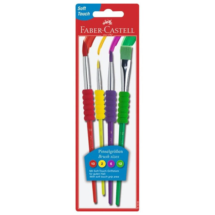 Sada štetcov Faber-Castell Soft / 4 dielna