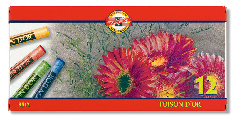 Sada suchých pastelov Toison D OR Koh-i-noor 12 dielna