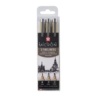 Sada technických pier SAKURA Pigma Micron set Broad 3 ks — obrázok 1